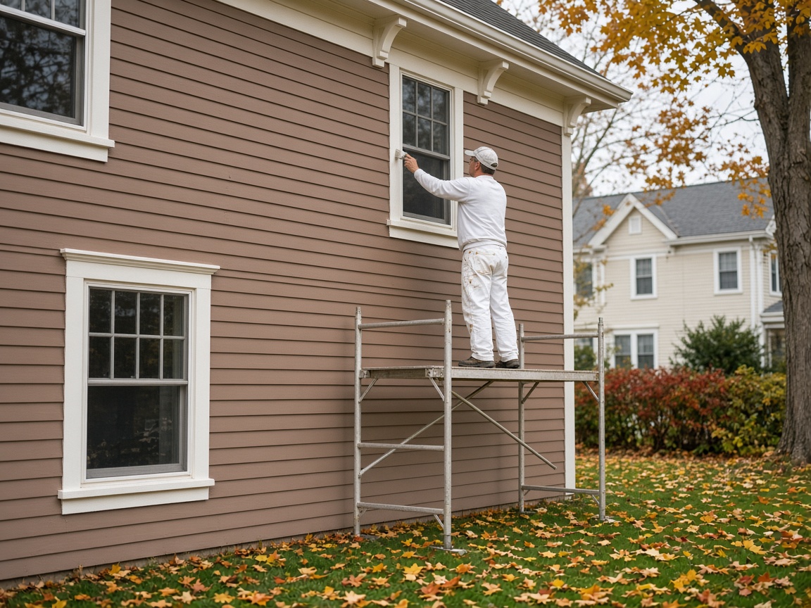 West Newton clapboard receiving a body coat